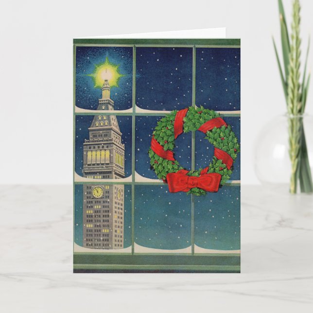 Weihnachten der 50er Jahre in der Stadt (Vorderseite)
