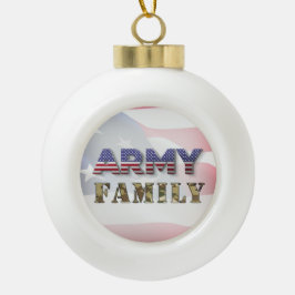 Weihnachten der Armee Keramik Kugel-Ornament