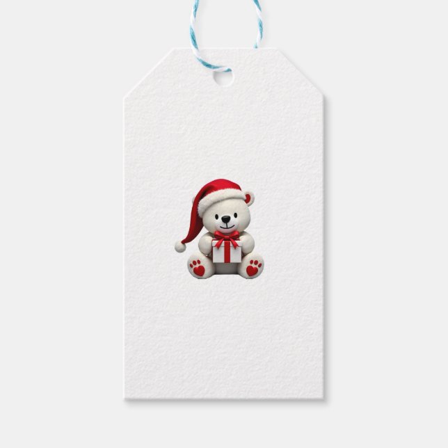 Weihnachten der Bären Geschenkanhänger (Vorderseite)