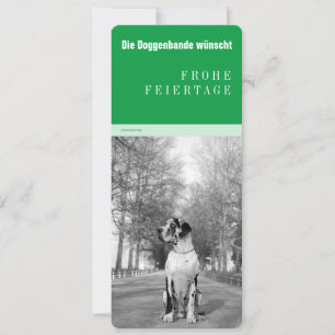 Weihnachten der Dogge