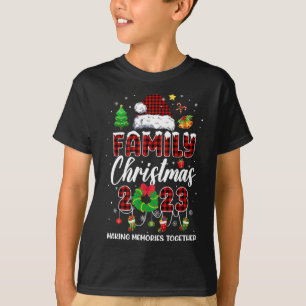 Weihnachten der Familie 2023 Matching Squad Santa T-Shirt
