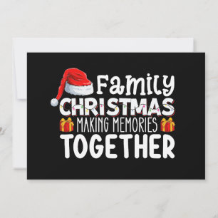 Weihnachten der Familie Erinnerungen zusammen Urla Einladung