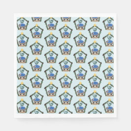 Weihnachten der Geburt Serviette