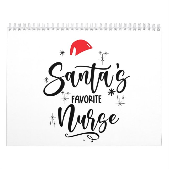 Weihnachten der Lieblingsnacht des Weihnachtsmanns Kalender (Titelbild)