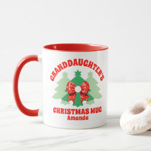 Weihnachten der personalisierten Großtochter Tasse