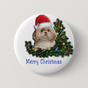 Weihnachten der Tiere Button
