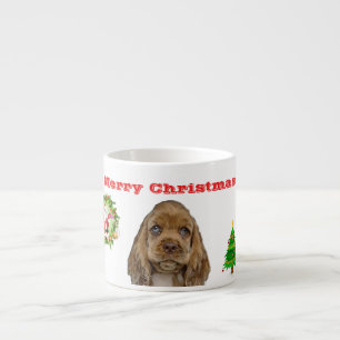 Weihnachten der Tiere Espressotasse