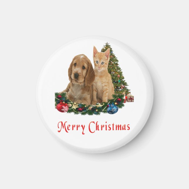 Weihnachten der Tiere Magnet (Vorne)