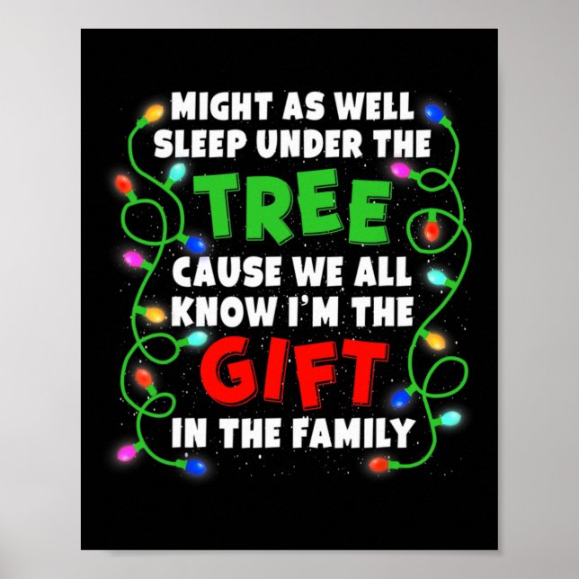 Weihnachten der Weihnachtsfamilie kann Spaß machen Poster (Vorne)
