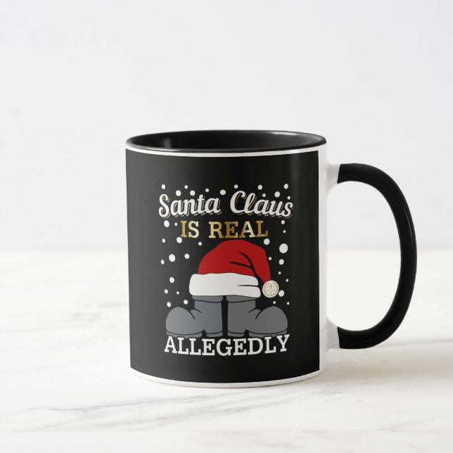 Weihnachten - Der Weihnachtsmann ist angeblich ech Tasse (Rechts)