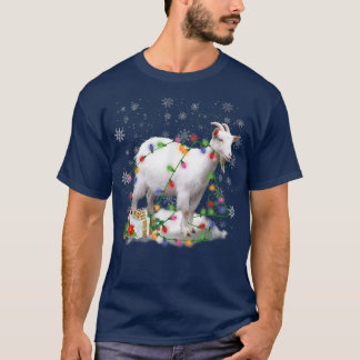 Weihnachten der Ziege Weihnachten Weihnachten Lich T-Shirt