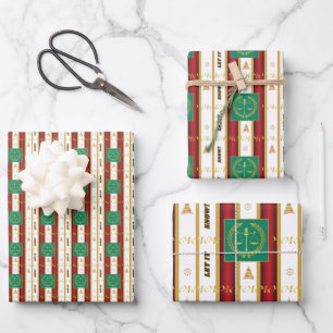 Weihnachten des Anwalts - Lass es schneebedeckte G Geschenkpapier Set