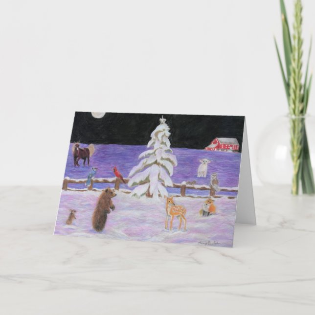 Weihnachten des Autistischen Künstlers Marci Deuts (Vorderseite)