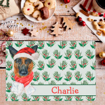 Weihnachten des deutschen Schäferhunds
