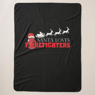 Weihnachten des Feuerwehrmanns Weihnachtsgeschenke Sherpadecke