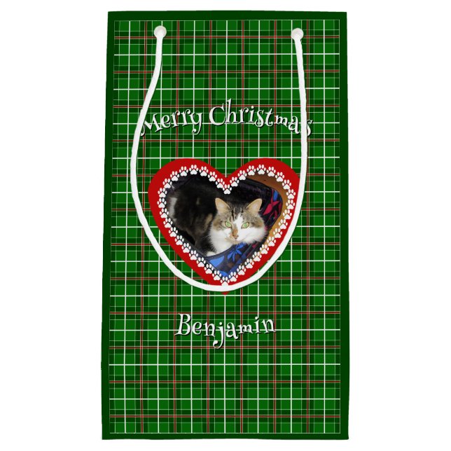 Weihnachten des Fotos Kleine Geschenktüte (Vorderseite)