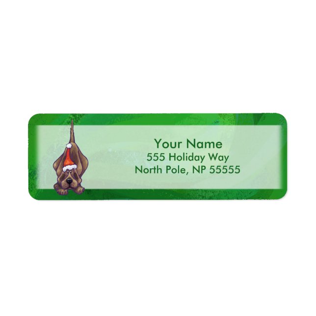 Weihnachten des Hundes auf Grün (Vorne)