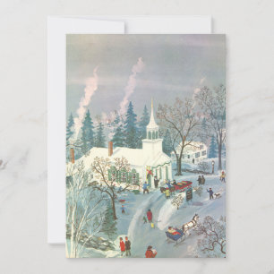 Weihnachten des Jahrgangs, Menschen gehen in die K