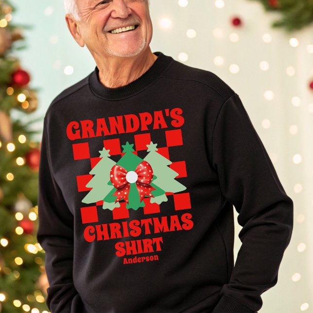 Weihnachten des personalisierten Großvaters Sweatshirt (Von Creator hochgeladen)