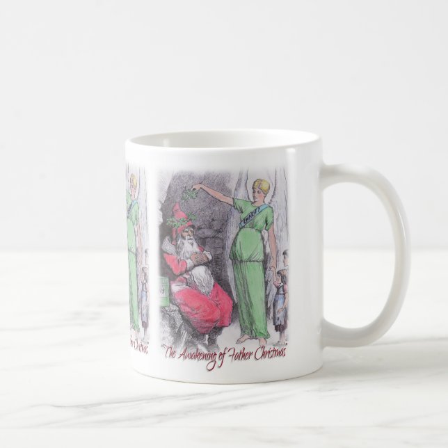 Weihnachten des Vaters erwacht durch die Tasse der (Rechts)