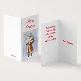 Weihnachten des Vaters, Spaziergang in der Schnee-