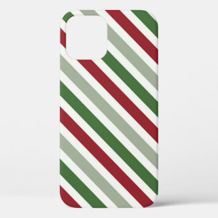 Weihnachten Diagonal Stripes Candy Cane Geschenkmu Case-Mate iPhone Hülle