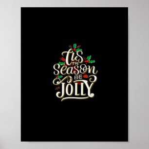 Weihnachten Die Jahreszeit Jolly Poster