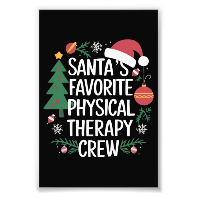 Weihnachten: Die Lieblingstherapie der Weihnachtsz Fotodruck (Vorne)