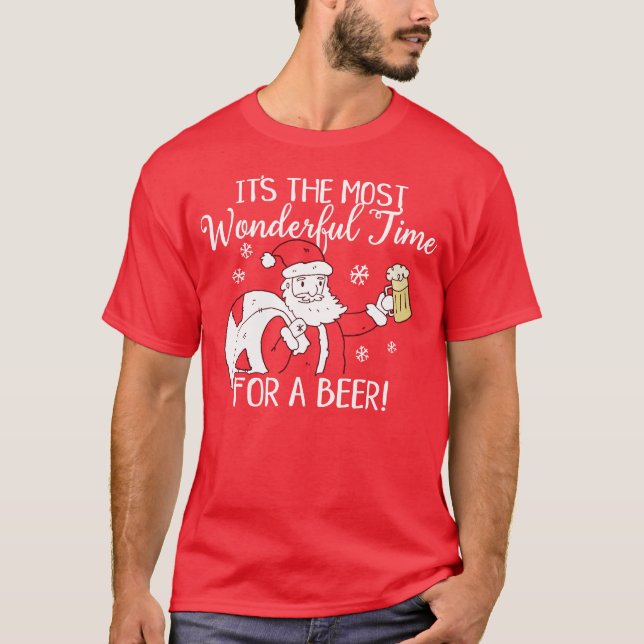 Weihnachten die meiste wunderbare Zeit für ein T-Shirt (Vorderseite)