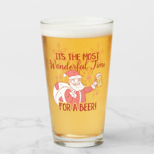 Weihnachten Die schönste Zeit für einen Bier Weihn Glas