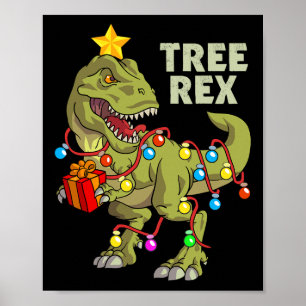 Weihnachten Dinosaurier Kinder Jungen Männer Weihn Poster