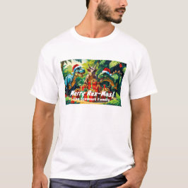 Weihnachten Dinosaurier T - Shirt - Merry Rex-Mas!