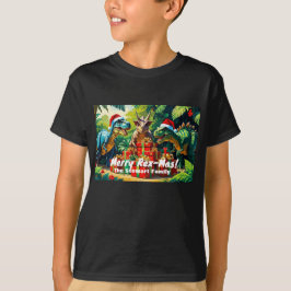 Weihnachten Dinosaurier T - Shirt - Merry Rex-Mas!