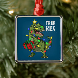 Weihnachten Dinosaurier Tree Rex Boys Girls Kinder Ornament Aus Metall