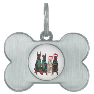 Weihnachten Dobermann Liebhaber Hundemama Feiertag Tiermarke
