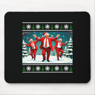 Weihnachten Donald Trump Präsident 2024 Tanzend Lu Mousepad