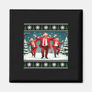 Weihnachten Donald Trump Präsident 2024 Tanzfunn Magnet