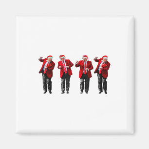 Weihnachten Donald Trump Präsident 2024 Tanzfunn Magnet