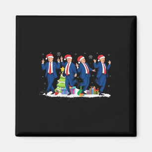 Weihnachten Donald Trump Präsident 2024 Tanzfunn Magnet
