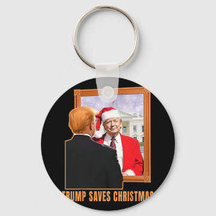 Weihnachten Donald Trump Präsident 2024 Trump Rett Schlüsselanhänger