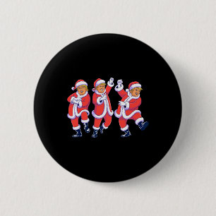 Weihnachten Donald Trump Präsident 2025 Tanzend Lu Button