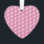 Weihnachten Donuts Sprinkles Bäckerei Pink Ornament<br><div class="desc">Weihnachtsmuster Donuts</div>