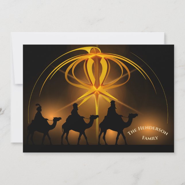 Weihnachten Drei Könige Gold Custom (Vorderseite)