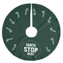 Weihnachten dunkelgrüner Zuckerrohr Santa Stopp Hi