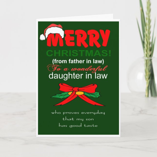 Weihnachten durch das Gesetz Karte (Vorderseite)