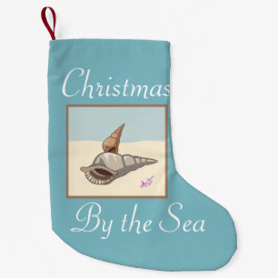 Weihnachten durch den kleiner weihnachtsstrumpf