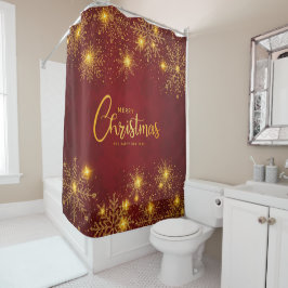 Weihnachten Duschvorhang
