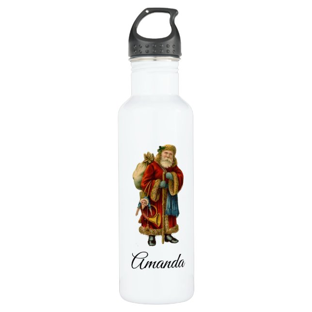 Weihnachten Edelstahlflasche (Vorderseite)