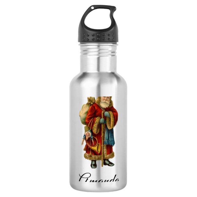 Weihnachten Edelstahlflasche (Vorderseite)