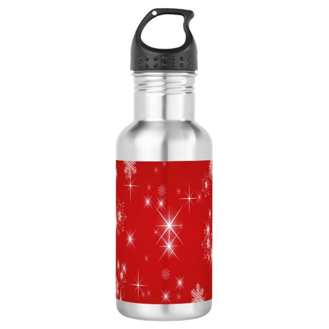 Weihnachten Edelstahlflasche (Vorderseite)
